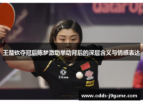 王楚钦夺冠后陈梦激动举动背后的深层含义与情感表达
